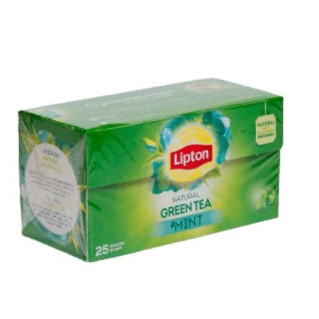 Lipton Green Mint 25 Tea Bags Pack - Image 2