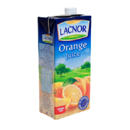 Lacnor Orange Juice 1 Ltr - Image 2