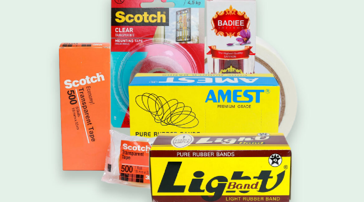 Tapes & Rubber Band Supplies