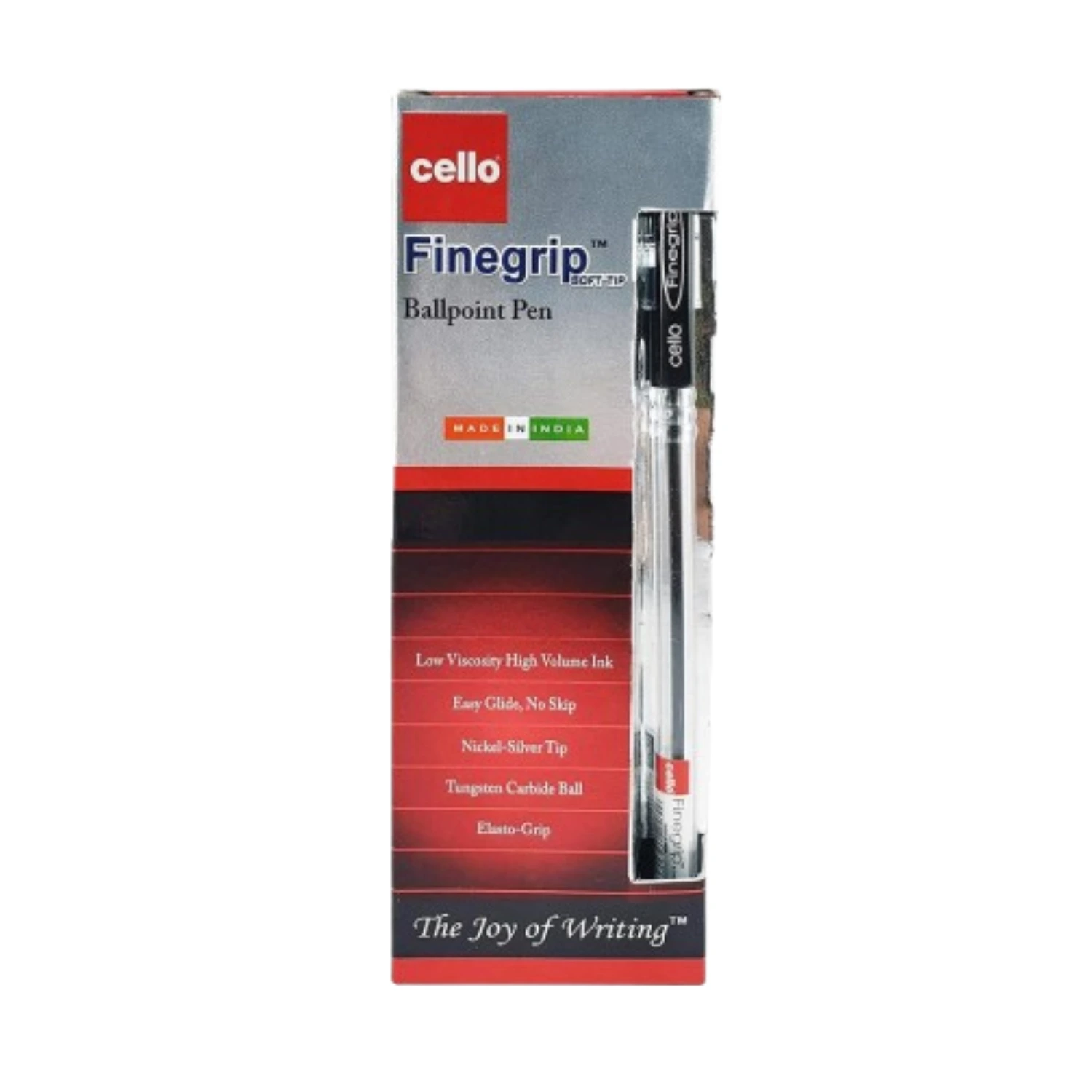 CELLO FINEGRIP BALL PEN 0.7MM BOX OF 12PC BLACK